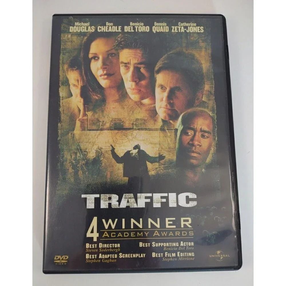 Traffic (DVD, 2002) Benicio del Toro, Don Cheadle, Michael Douglas